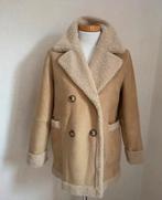 Faux Fur jas met teddy voering - Maat XL(42), Ophalen of Verzenden, Zo goed als nieuw, Maat 42/44 (L), Beige
