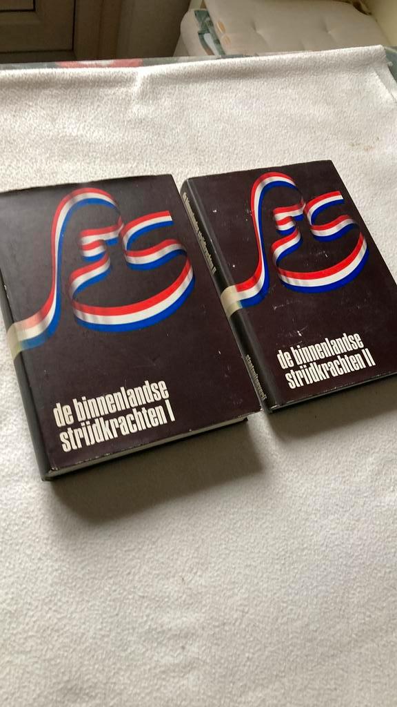 De Binnenlandse Strijdkrachten. WO II, dl.1 +2. foto’s e.d.-, Boeken, Oorlog en Militair, Gelezen, Landmacht, Tweede Wereldoorlog