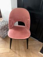 4 roze velours Westwing Collection eetkamer stoel, Huis en Inrichting, Ophalen, Zo goed als nieuw, Overige kleuren, Eén