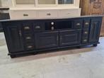 Zwart/mat tvmeubel, Ophalen, 50 tot 75 cm