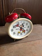 Vintage Mickey Mouse Wekker - Disney - Zeldzaam!, Ophalen of Verzenden, Gebruikt, Analoog, Wekker of Tafelklok