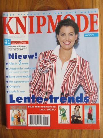 Knipmode maart 2005 met special 4 basispatronen 12 variaties beschikbaar voor biedingen