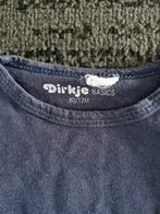 Donkerblauw effen shirt Maat 80, Dirkje, Onbekend, Ophalen of Verzenden, Zo goed als nieuw