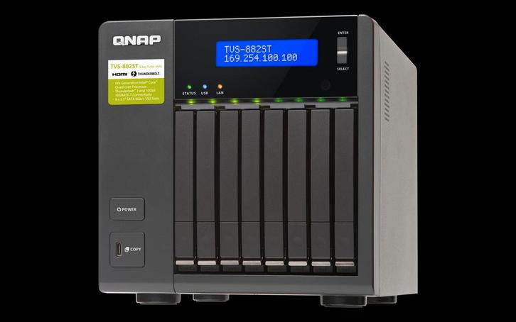 QNAP TVS-882ST i5 SSD NAS - Krachtige opslag!, Computers en Software, NAS, Gebruikt, Ophalen