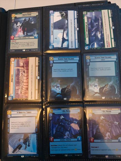 Star Wars Unlimited SOR Legendary, Rare, Foil,Hyperspace etc, Verzamelen, Star Wars, Zo goed als nieuw, Spel, Ophalen of Verzenden