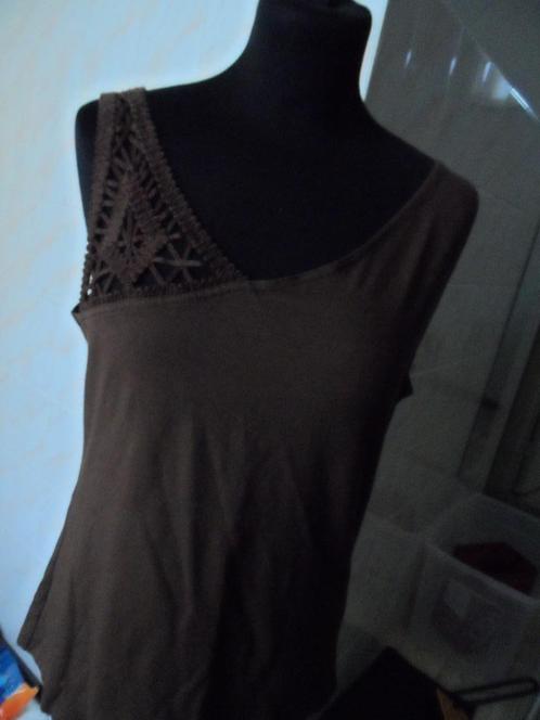 shirt van orwell nieuw, Kleding | Dames, T-shirts, Nieuw, Maat 38/40 (M), Bruin, Zonder mouw, Verzenden