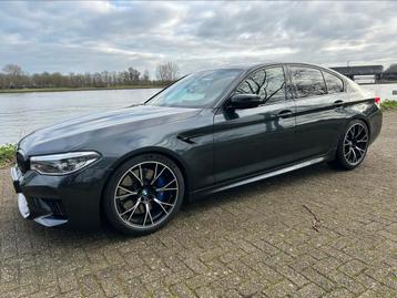 BMW 5-Serie M5 600pk Xdrive. 2018 Grijs Carbon H/K  beschikbaar voor biedingen