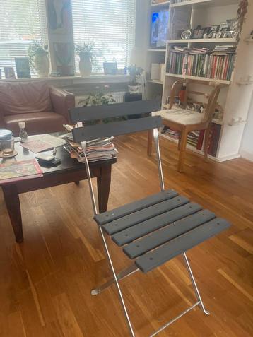 6 Inklapbare Bistro Stoelen - Heel Mooi! beschikbaar voor biedingen