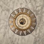 Antieke vintage Art Deco barometer messing koper, Antiek en Kunst, Ophalen of Verzenden