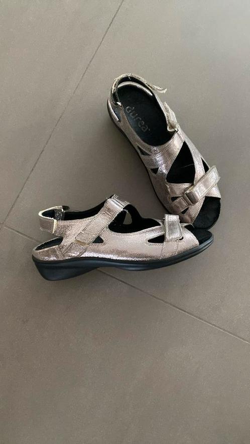 Durea leren sandalen zgan  mt 5,5 H 38 38,5 model 7258, Kleding | Dames, Schoenen, Zo goed als nieuw, Sandalen of Muiltjes, Ophalen of Verzenden