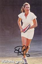 Legende Tennis STEFFI GRAF mooi gezette echte handtekening, Spelerskaart, Zo goed als nieuw, Overige sporten, Verzenden
