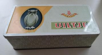 Antiek sigarenblik Uiltje Metro la Bolsa Kampen 50er jaren beschikbaar voor biedingen