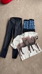 Nieuw Paardrijbroek rijbroek sokken shirt paarden 164 meisje, Dieren en Toebehoren, Paardrijkleding, Kinderen, Zo goed als nieuw
