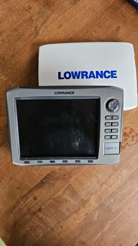 Lowrance HDS 10 kaartplotter/fishfinder, Watersport en Boten, Navigatiemiddelen en Scheepselektronica, Gebruikt, Kaartplotter of Fish Finder