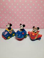 Vintage Disney Mickey en Minnie Mouse in voertuigen, Kinderen en Baby's, Speelgoed | Overig, Ophalen of Verzenden, Gebruikt, Jongen of Meisje