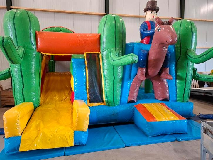 Springkussens te koop - Complete set incl. website!, Kinderen en Baby's, Speelgoed | Buiten | Springkussens, Gebruikt, Ophalen