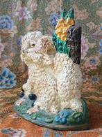 Zware antieke deurstopper uit Engeland met schapen 26 cm., Antiek en Kunst, Ophalen of Verzenden