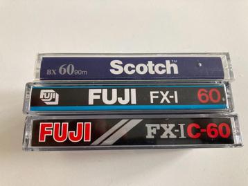 3 cassettes Fuji Scotch C60
