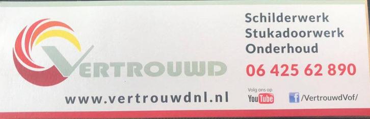 Vertrouwd VOF, Diensten en Vakmensen, Schilders en Behangers, Binnenschilderwerk, Buitenschilderwerk, Garantie