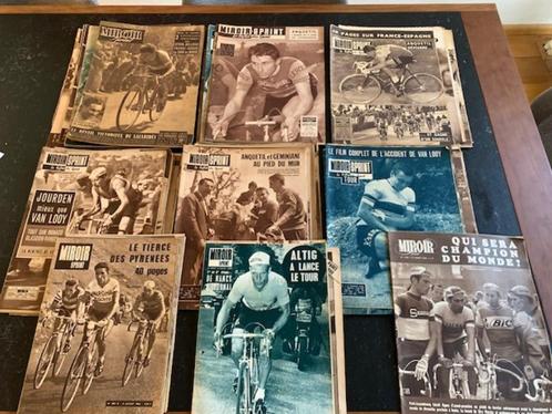 43 Miroir Sprint wielrennen Tour de Franc jaren 50/60, Verzamelen, Sportartikelen en Voetbal, Gebruikt, Boek of Tijdschrift, Overige sporten