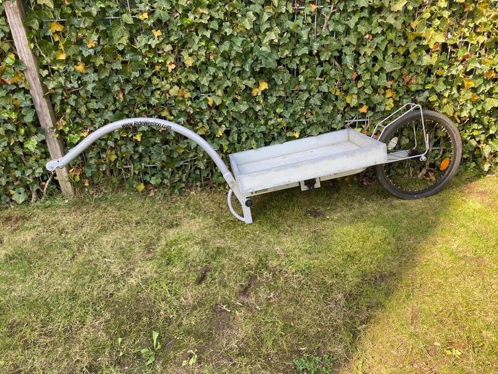 Weehoo VISKAR TRANSPORTKAR met degelijk plateau, Fietsen en Brommers, Fietsaccessoires | Aanhangers en Karren, Zo goed als nieuw