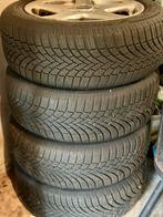 Set 4 winterbanden op LM-velgen BridgestoneBlizzak 205/55R16, Auto-onderdelen, Banden en Velgen, Ophalen, Gebruikt, 16 inch, Banden en Velgen