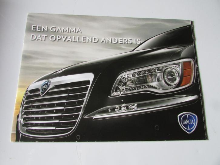 LANCIA GAMMA 2011, BROCHURE, Boeken, Auto's | Folders en Tijdschriften, Zo goed als nieuw, Overige merken, Ophalen of Verzenden