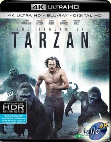 Blu-ray 4K: The Legend of Tarzan (2016 Alexander Skarsgård)N beschikbaar voor biedingen