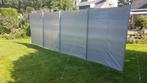 Groot / hoog model windscherm / schaduwdoek - 610 x 195 cm, Ophalen of Verzenden, Zo goed als nieuw