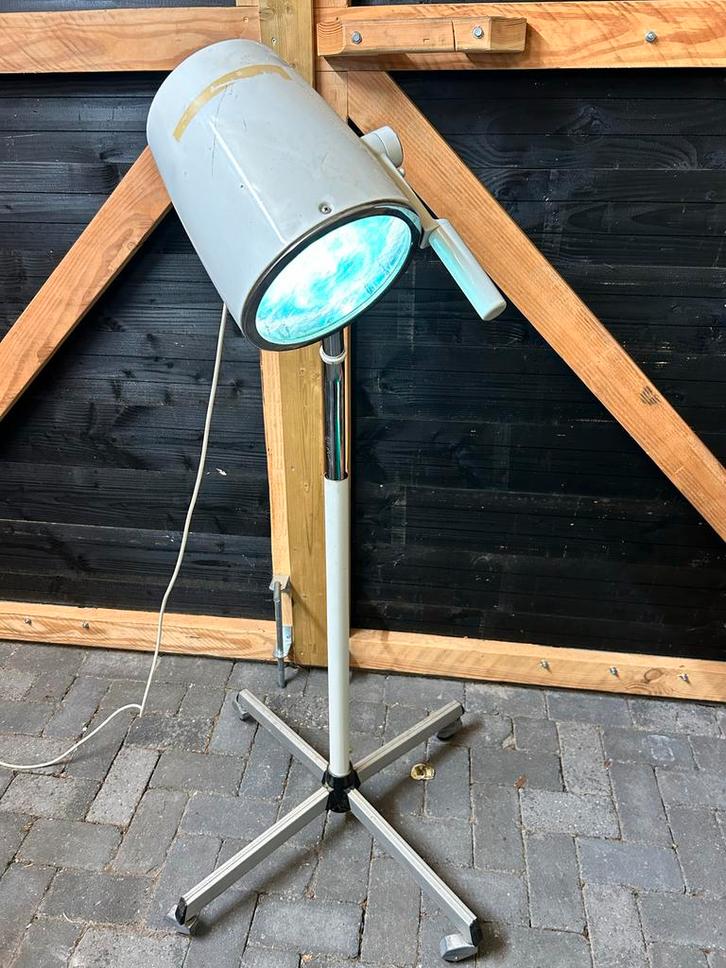 Vintage HanauLux Operatielamp - Bieden!, Huis en Inrichting, Lampen | Vloerlampen, Gebruikt, 150 tot 200 cm, Metaal, Ophalen