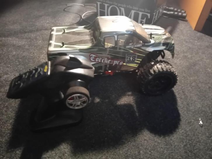 Rc auto himoto snel, Hobby en Vrije tijd, Modelbouw | Radiografisch | Auto's, Zo goed als nieuw, Auto offroad, Elektro, Schaal 1:10