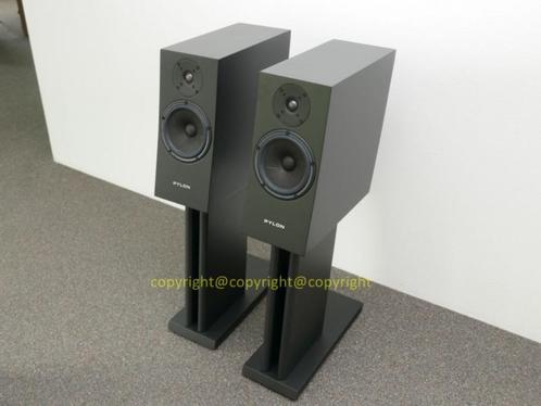 Pylon Jasper Monitor 18 matt black + stands., Audio, Tv en Foto, Luidsprekers, Zo goed als nieuw, Front, Rear of Stereo speakers
