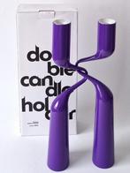 Menu - 2 paarse Double / Tango kandelaars - NIEUW, Ophalen of Verzenden