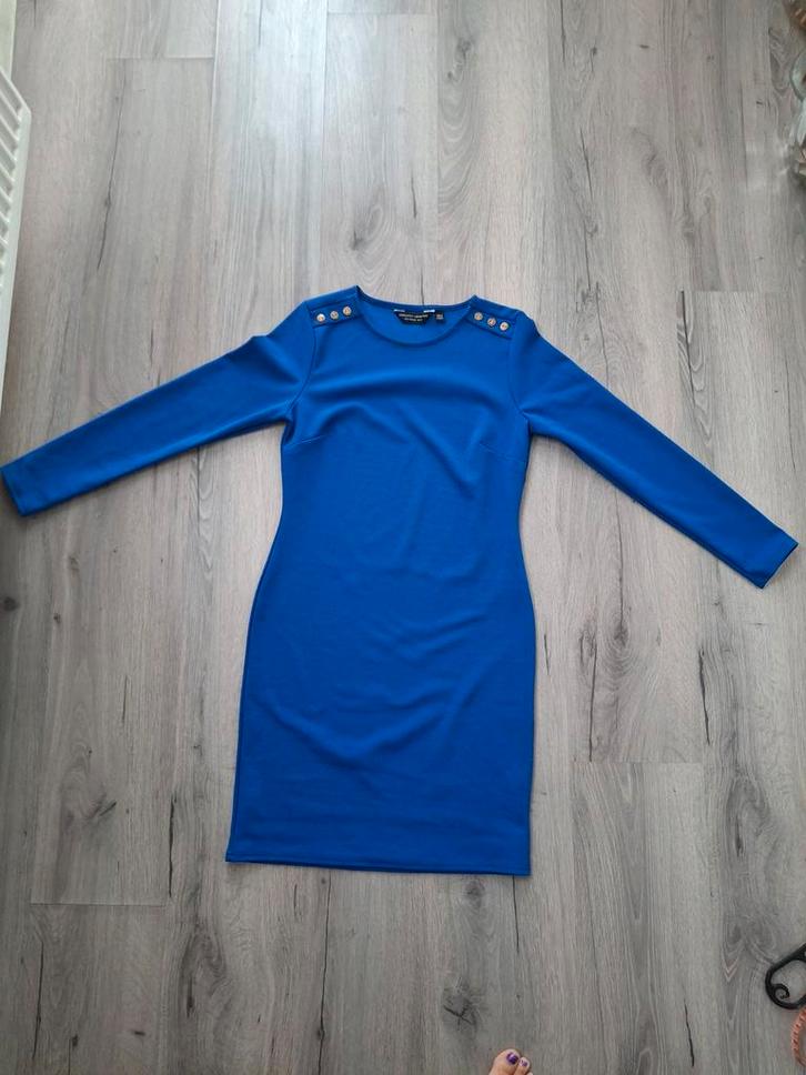 Kobaltblauwe Dorothy Perkins jurk maat 38, Kleding | Dames, Jurken, Zo goed als nieuw, Maat 38/40 (M), Blauw, Boven de knie, Ophalen of Verzenden
