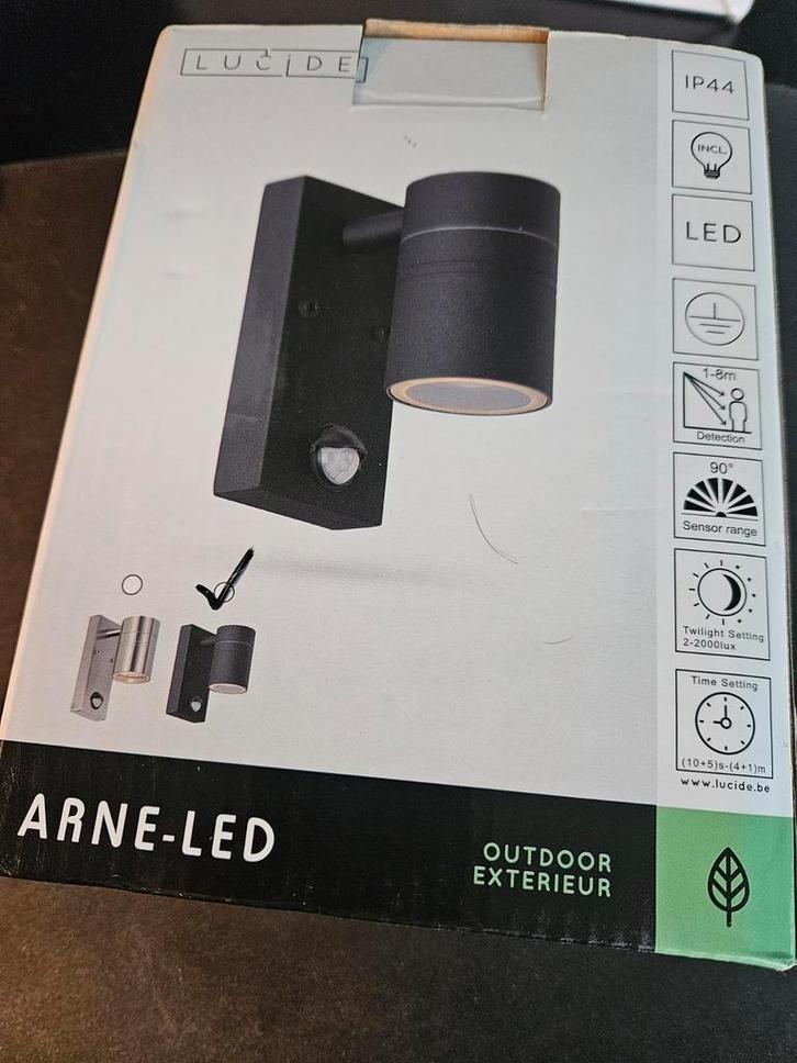 ARNE-LED IR Wandspot / Wandlamp Binnen/Buiten nieuw in doos., Huis en Inrichting, Woonaccessoires | Wanddecoraties, Nieuw, Ophalen of Verzenden
