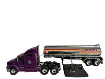 Tamiya Ford Aeromax 1/14 truck + Shell Fuel tank trailer rc beschikbaar voor biedingen