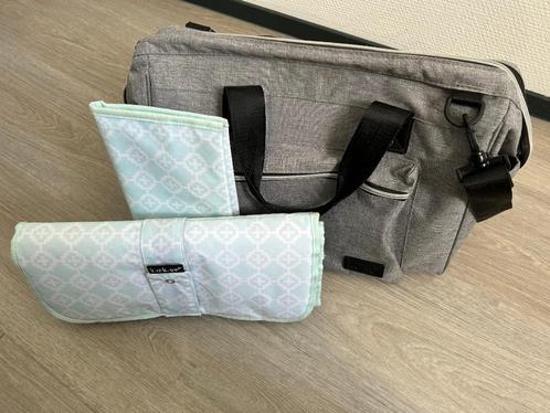 Kono Luiertas (met verschoningsmatje en luier-etui), Kinderen en Baby's, Luiertassen, Gebruikt, Schoudertas, Ophalen of Verzenden