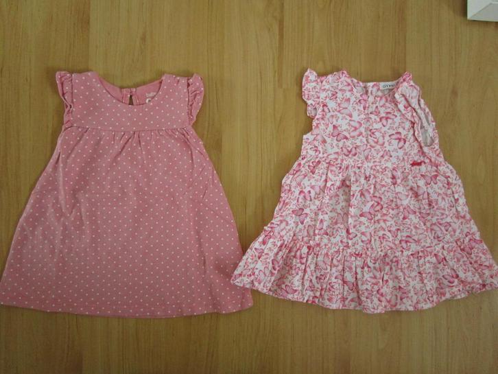 Gymp + Babyclub - twee zomer jurkjes maat 62, Kinderen en Baby's, Babykleding | Maat 62, Zo goed als nieuw, Meisje, Jurkje of Rokje