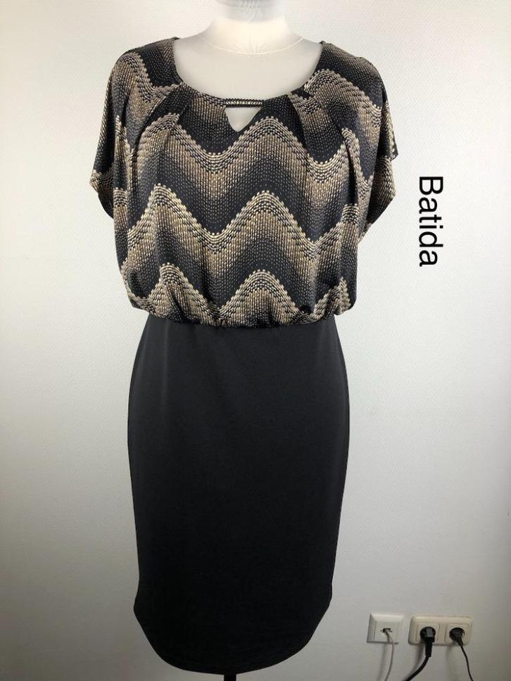 Batida Jurk  (mt: 42) 19,2/8930, Kleding | Dames, Jurken, Zo goed als nieuw, Maat 42/44 (L), Zwart, Boven de knie, Ophalen of Verzenden