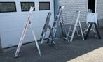 Diverse trappen en ladders + RSS dakrandbeveiliging, Doe-het-zelf en Verbouw, Ladders en Trappen, Ophalen, Gebruikt, Trap