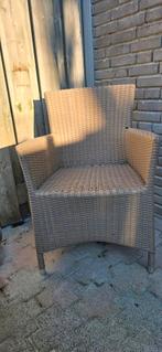 Een 6tal tuinstoelen met tafel, Ophalen, Gebruikt, Kunststof