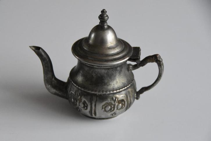 Brocante Marokkaans theepotje theepot, Antiek en Kunst, Curiosa en Brocante, Ophalen of Verzenden