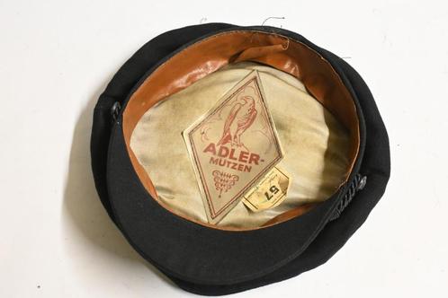 Adler mützen platte pet nautisch jaren 40 duitsland, Verzamelen, Kleding en Patronen, Zo goed als nieuw, Hoed, Pet, of Sjaal, Ophalen of Verzenden