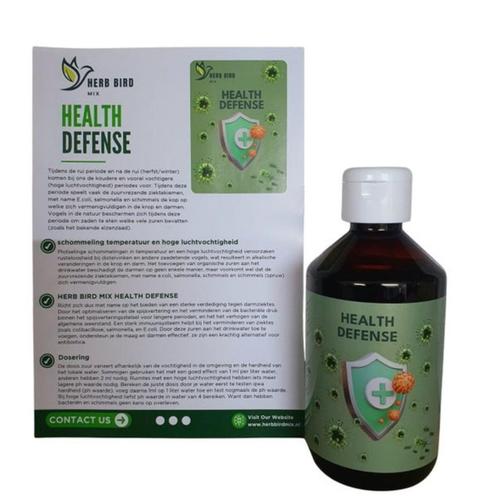 Health Defense 300ml Coccidiose Stop - Herb Bird Mix, Dieren en Toebehoren, Vogels | Toebehoren, Nieuw, Eten en Drinken, Verzenden
