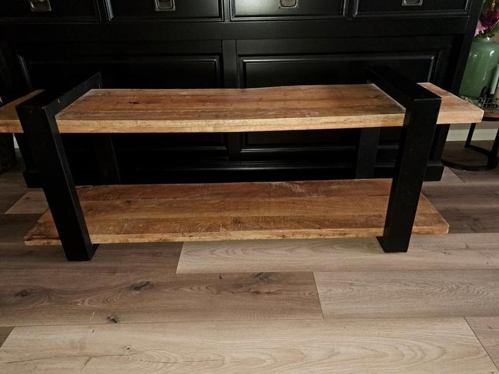 Tv meubel mango hout, Huis en Inrichting, Kasten | Televisiemeubels, Zo goed als nieuw, Minder dan 100 cm, 25 tot 50 cm, Ophalen