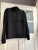 Modström zwarte blouse met motief S nieuw, Verzenden, Zwart, Zo goed als nieuw, Maat 36 (S)