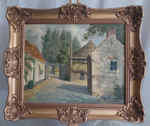 Jacob van Rossum (1881-1963) - Boerenhoeve - 1920, Antiek en Kunst, Kunst | Schilderijen | Klassiek, Ophalen
