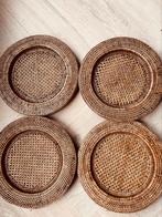 4 Rotan onderborden, Huis en Inrichting, Woonaccessoires | Onderzetters, Verzenden, Gebruikt, Bord