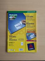 Afneembare etiketten Avery, 99,1mmx42,3mm, Avery, -, -, Nieuw