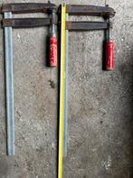 2 Grote Lijmklemmen lengte 72 breedte 27, Ophalen, Gebruikt